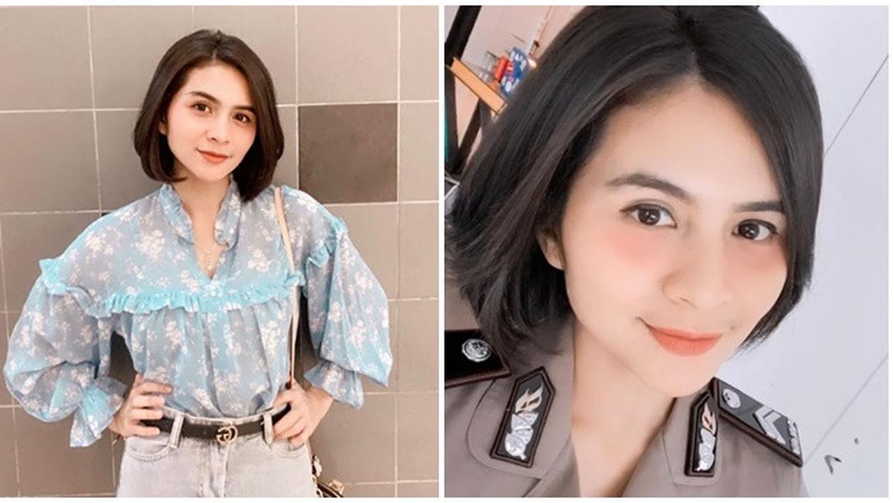 6 Pesona Briptu Sefin, Polwan Cantik yang Parasnya Disebut Mirip Artis
