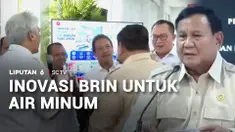 Badan Riset dan Inovasi Nasional (BRIN) mengolah air banjir, air payau, air sungai, dan air tanah, menjadi air siap minum. Presiden Prabowo Subianto mencoba langsung air minum hasil inovasi BRIN.