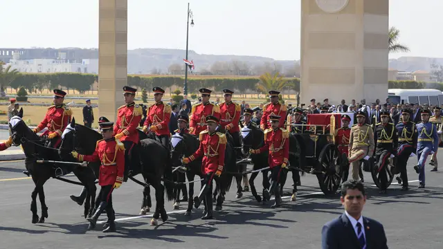 Upacara Militer Pemakaman Hosni Mubarak