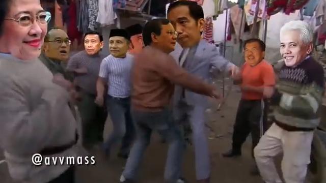 Wajah Lucu Jokowi