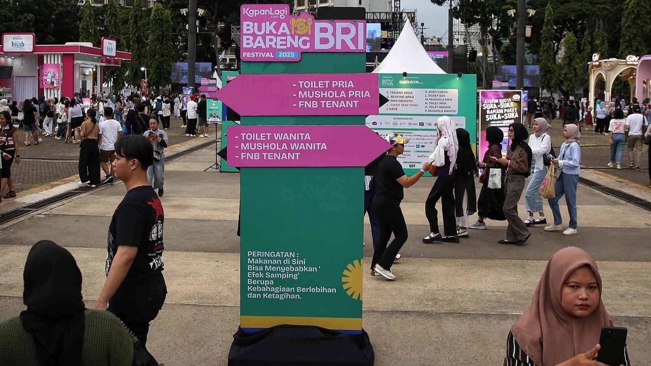 FOTO:  Ribuan Pengunjung Padati Even KapanLagi Buka Bareng BRI Festival 2025