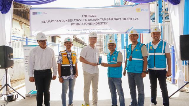 Kerja sama PLN UID Jakarta Raya dan  PT Sino Zone Industry