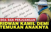 VIDEO: Pencarian Eril Semakin Mengerucut, Ini Potret Perjuangan Ridwan Kamil di Swiss
