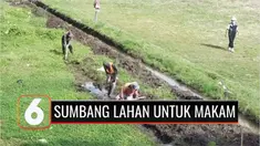 Prihatin dengan masih adanya penolakan terhadap pemakaman korban covid di tempat pemakaman umum, warga Kelurahan Paminggir, Kabupaten Garut, Jawa Barat, menyumbangkan tanah mereka untuk pemakaman khusus korban Covid-19 seluas 5.000 meter persegi.