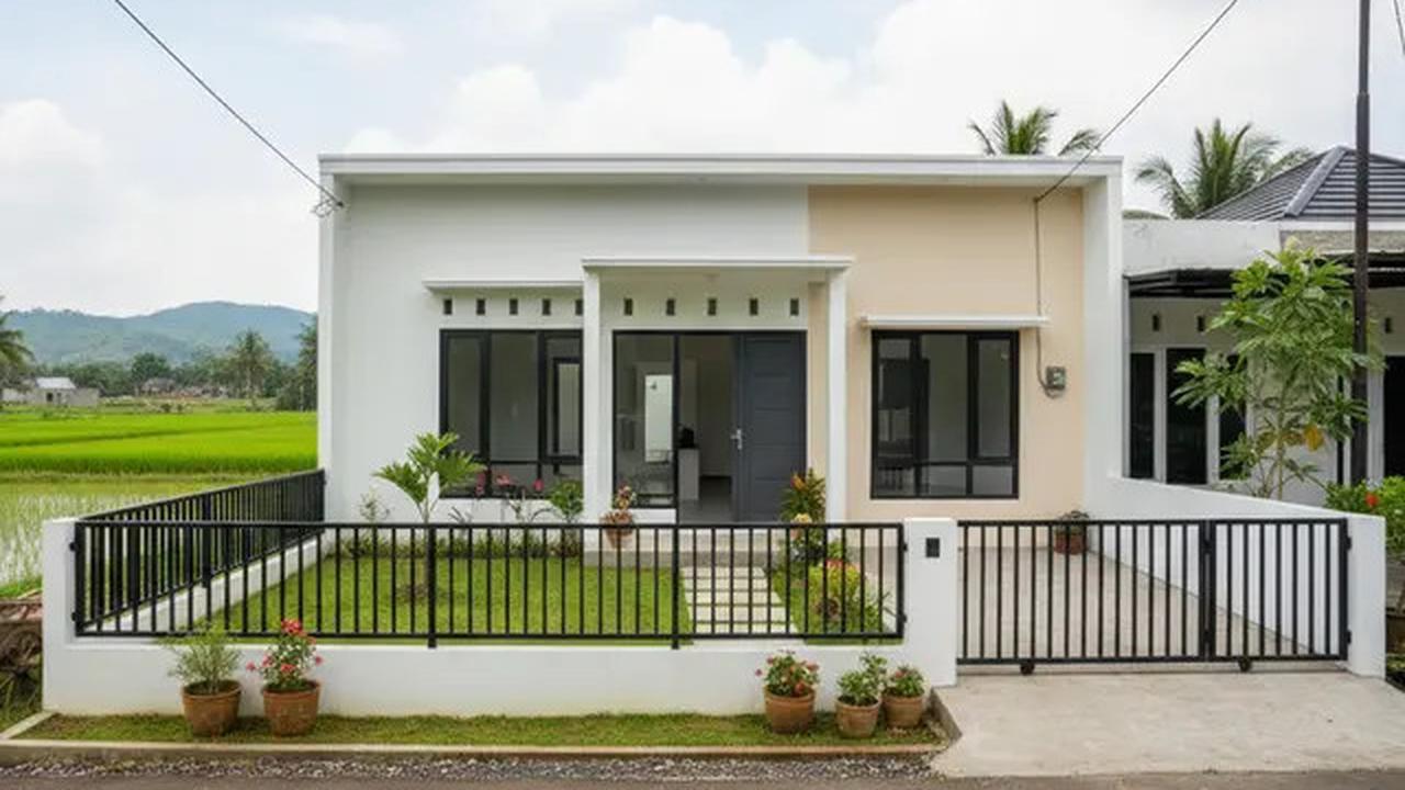 7 Model Rumah Sederhana Tapi Mewah dengan Pagar 2025 yang Cocok untuk Tinggal di Desa