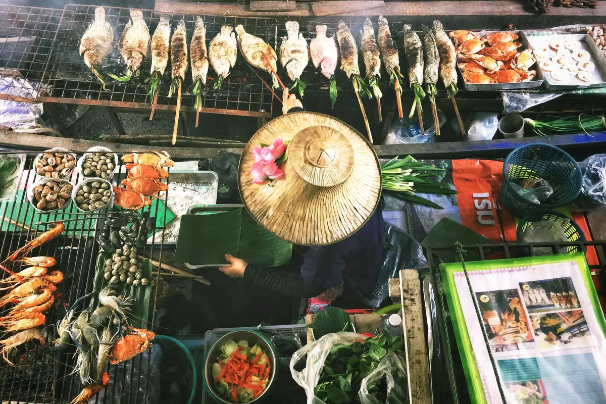 ilustrasi pedagang takjil/unsplash