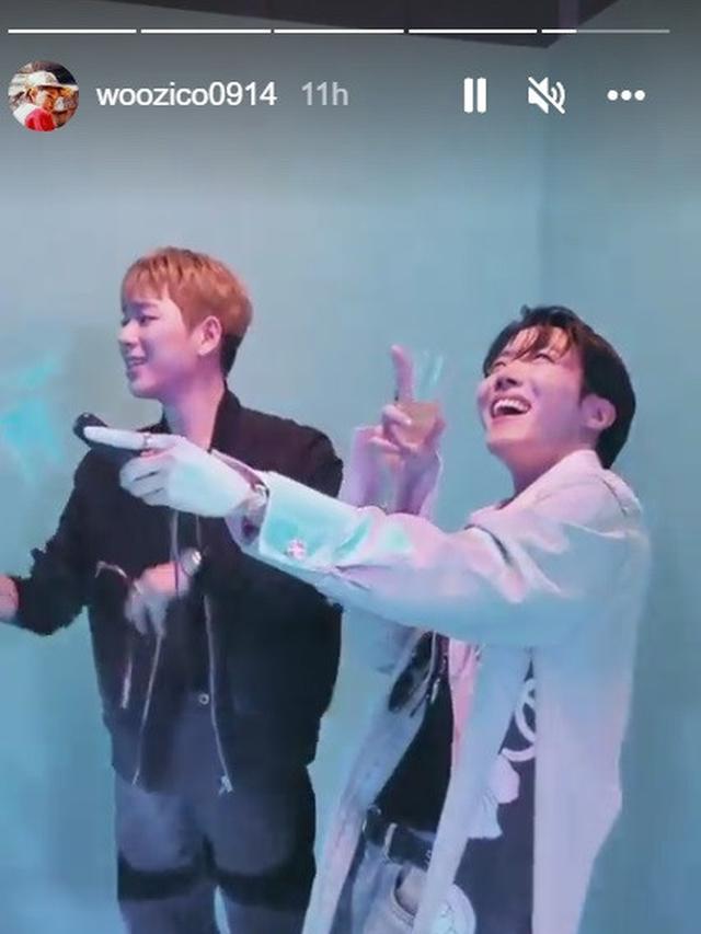 Zico dan J-Hope BTS. (Instagram/ woozico0914)