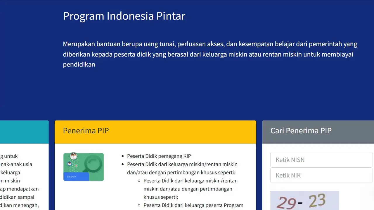 Situs Pencairan PIP yang Benar
