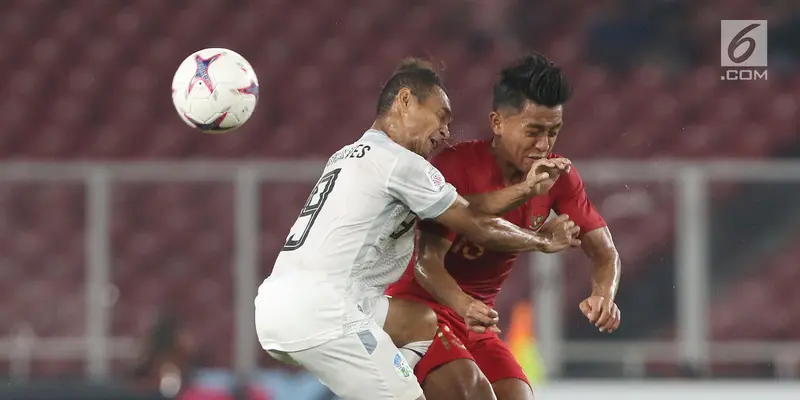 Indonesia Melawan Timor Leste di grup B Piala AFF 2018