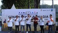 Senam Sehat Bahagia, sebuah kolaborasi antara Ikatan Abang None Jakarta (Abnon Pusat) dengan Masyarakat Peduli Lansia. (IST)