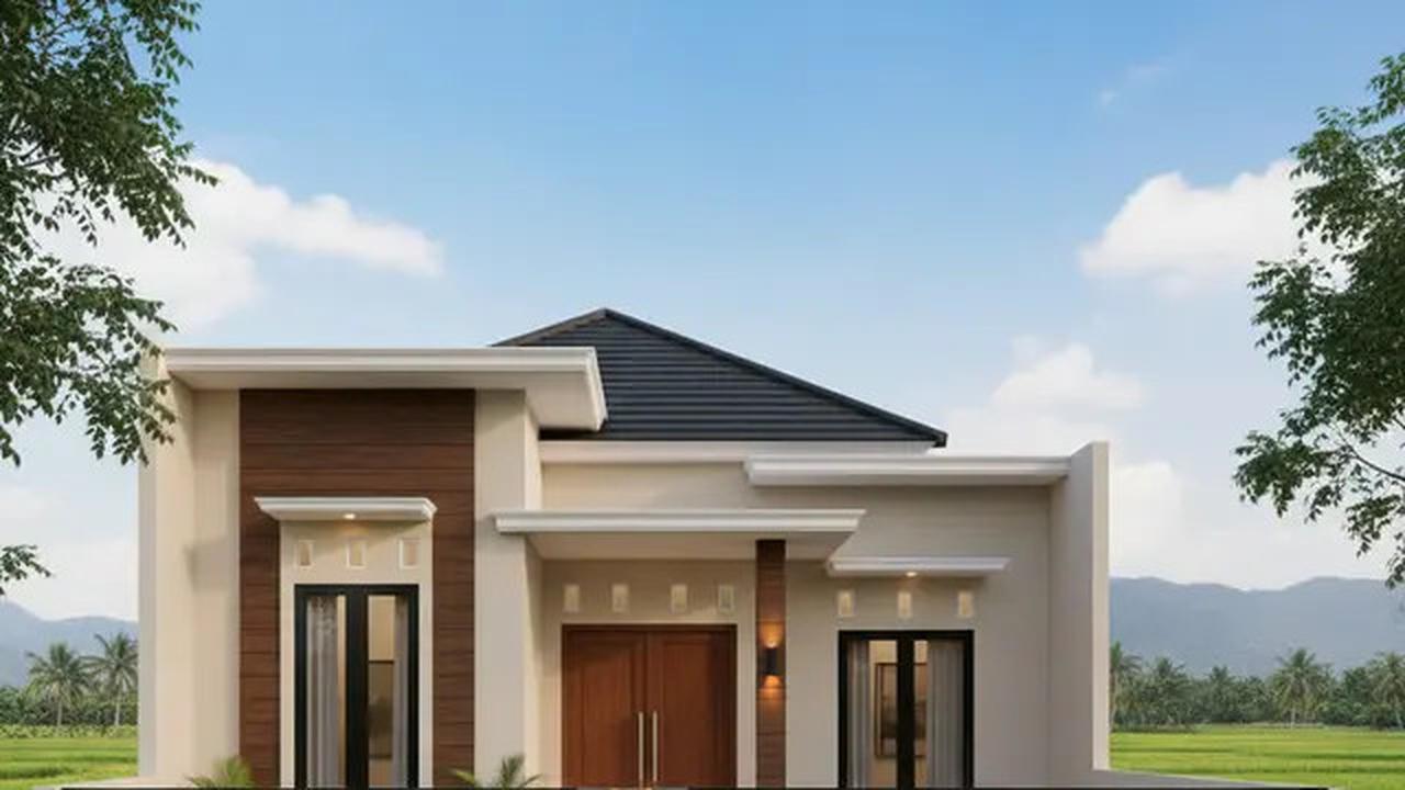 7 Model Rumah Sederhana Tapi Mewah dengan Pagar 2025 yang Cocok untuk Tinggal di Desa