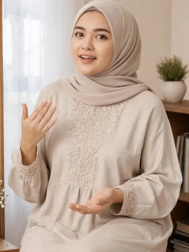 Ide Padu Padan Gamis untuk Pengajian Maulid Nabi 2026 (AI Generated)