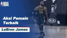 Berita Video LeBron James Bawa LA Lakers Menang atas Houston Rockets di Semifinal Playoff NBA