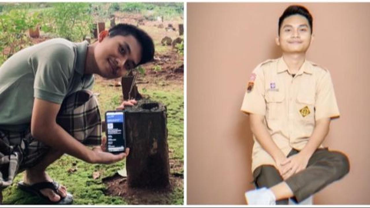 Kisah Haru Pemuda Bawa Kado ke Makam Mendiang Ibunda, Beri Hadiah Lolos SNBP 2024