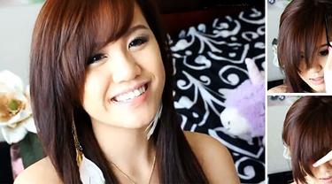 Tutorial Cara Memotong Poni Miring Beauty Fimela Com