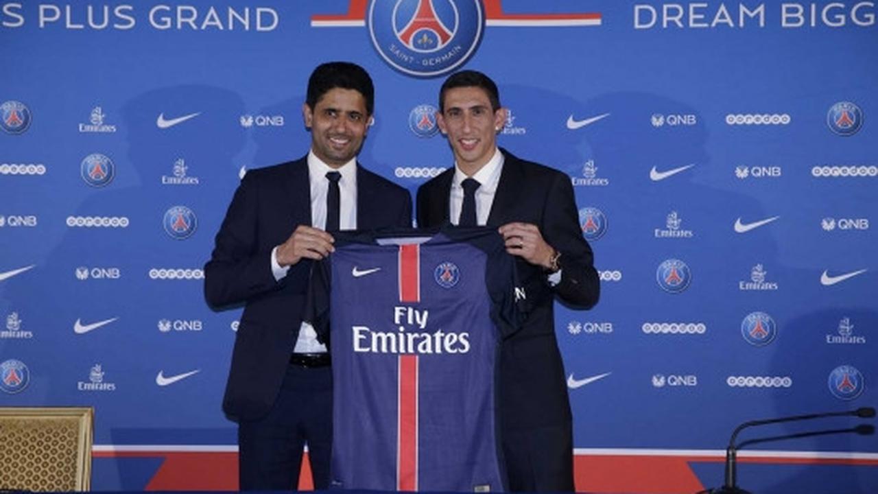 Resmi gabung PSG, Di Maria rayakan kegembiraan di atas balkon