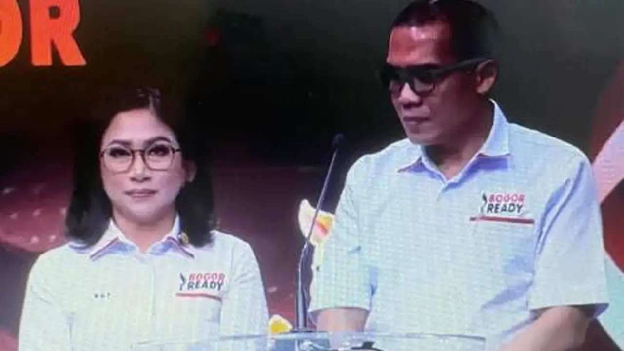 Calon Wali Kota Rena Da Frina saat mengikuti Debat Publik Pilkada Kota Bogor. (Istimewa)