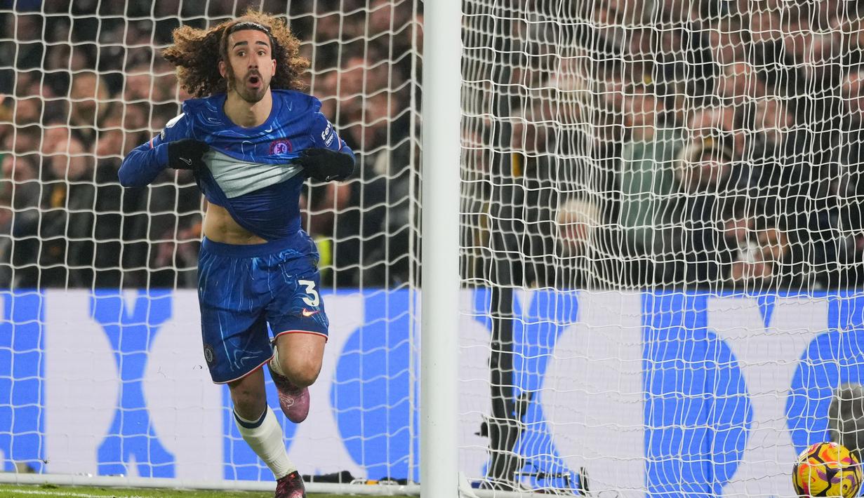 Chelsea akhirnya kembali merasakan kemenangan di Liga Inggris setelah tampil dominan di babak kedua dan mengalahkan Wolverhampton 3-1. (AP Photo/Kin Cheung)