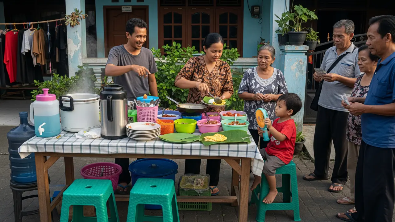 Ide Jualan Nasi Telur Dadar Orek Tempe Rp5.000