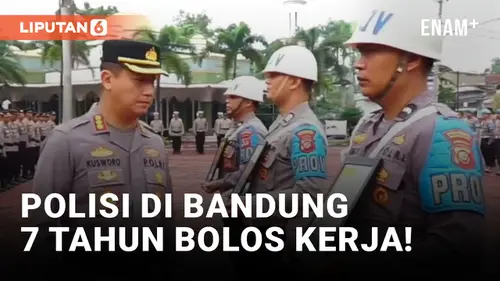 VIDEO: Oknum Polisi di Bandung Dipecat Gara-Gara 7 Tahun Tidak Masuk Kerja