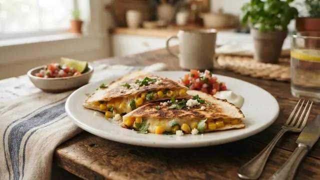 Quesadilla Isi Keju dan Sayuran