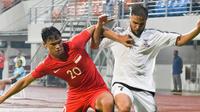 Mauritius harus puas bermain imbang 1-1 melawan Singapura dalam laga uji coba sebelum menghadapi Timnas Indonesia. (dok FAS)