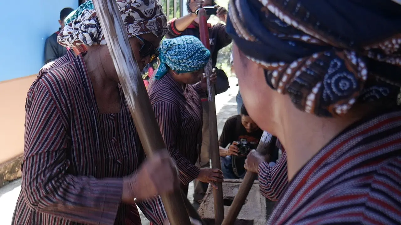 Tradisi Gejok Lesung di Gunungkidul Yogyakarta
