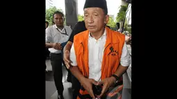Menurut dugaan KPK, suap yang diberikan kepada Fuad terjadi sejak yang bersangkutan masih menjabat sebagai Bupati Bangkalan pada 2007, Jakarta, Kamis (18/12/2014). (Liputan6.com/Miftahul Hayat)