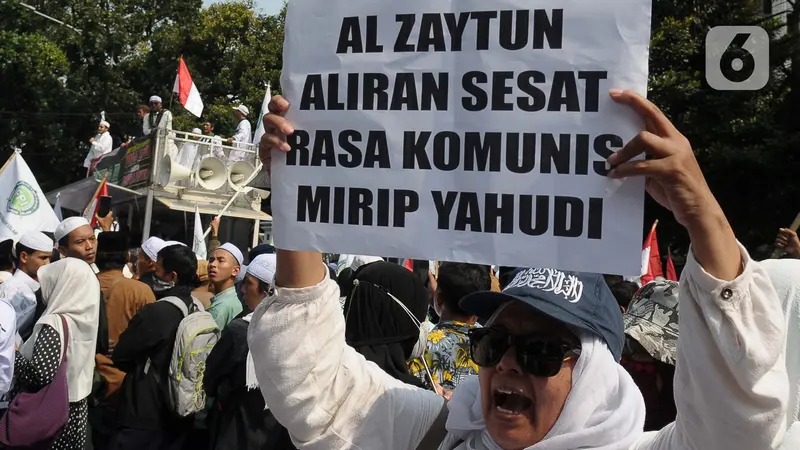 FPI Demo di Kemenag Tuntut Cabut Izin Al Zaytun