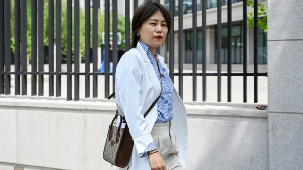 Teresa Xu di Beijing. (AFP/Jade Gao)