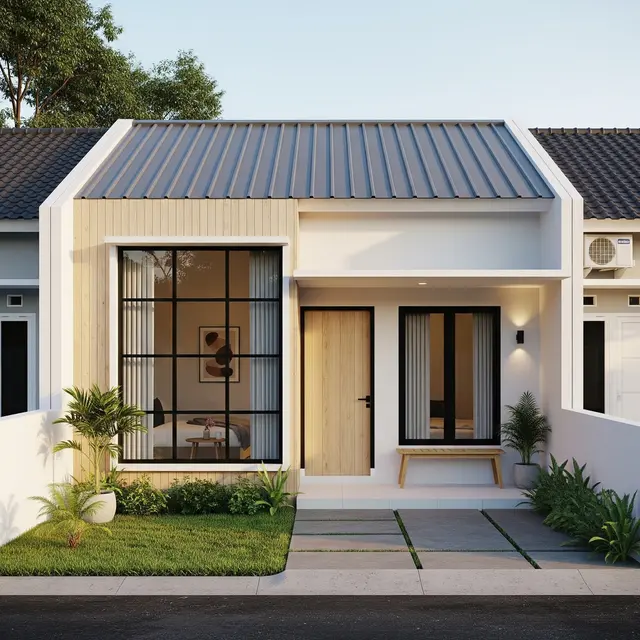 7 Desain Rumah 5x10 2 Kamar yang Adem, Hemat Biaya, dan Tetap Kekinian