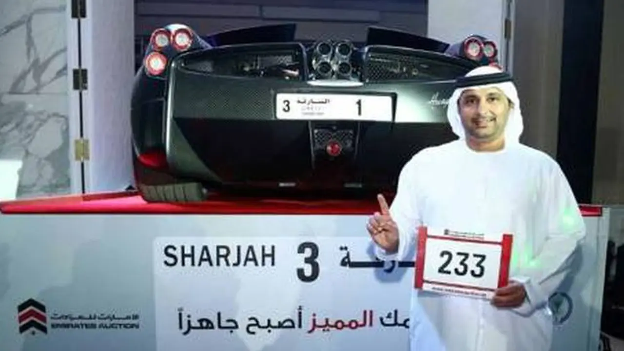 Pemilik Pagani Huayra asal Uni Emirat Arab Tebus Plat '1' Rp 65 M