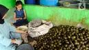 Dalam sehari, mereka mampu menghasilkan 100 kilogram kolang-kaling. (merdeka.com/Arie Basuki)