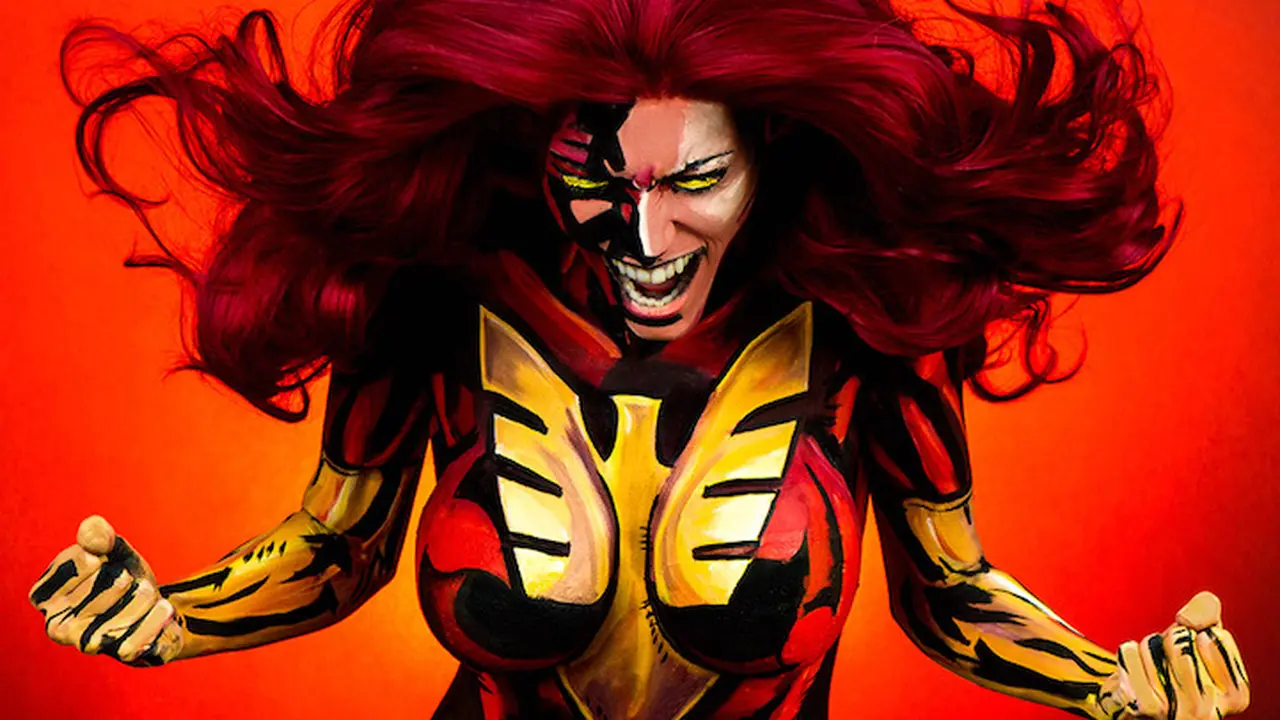 Kay Pike body painting