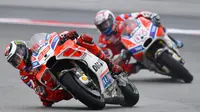 Max Biaggi menilai Jorge Lorenzo sudah mulai memahami karakteristik motor Ducati dan siap bersaing gelar dengan Marc Marquez di MotoGP 2018. (dok. MotoGP)