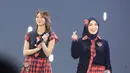 JKT48 jadi lineup yang ditunggu-tunggu di Synchronize Fest 2023 hari pertama. [Adrian Putra/Fimela.com]