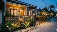 9 Desain Pagar Roster yang Bikin Rumah Subsidi Terlihat Lebih Mahal, Mewah dan Modern