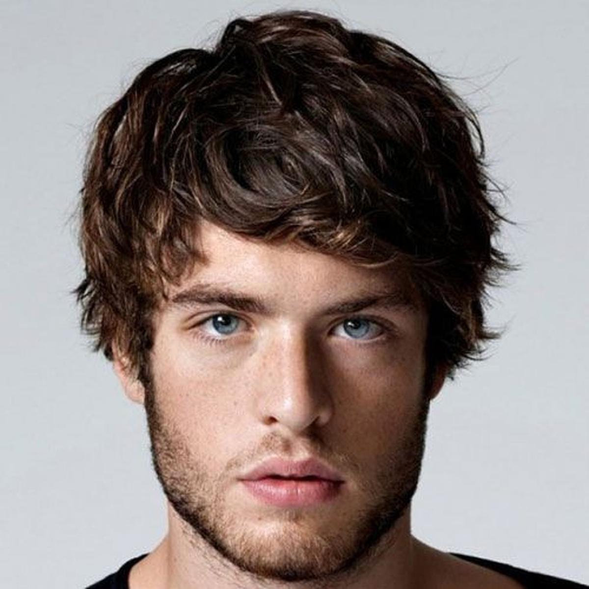 Model rambut Shaggy Layers untuk pria