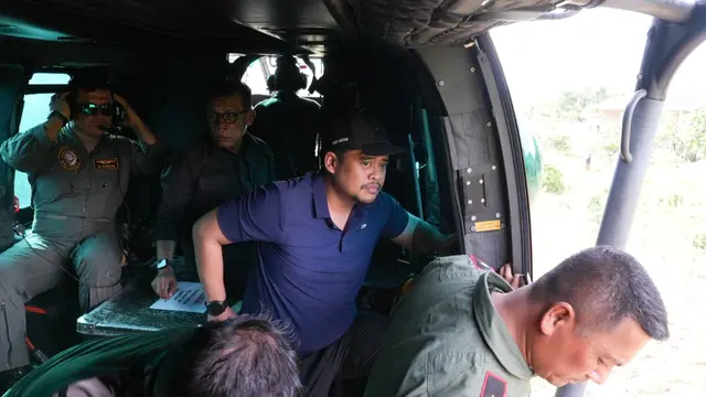 Gubernur Bobby Salurkan Bantuan ke Tapanuli Pakai Helikopter, Pastikan Distribusi Logistik Menjangkau Wilayah Terisolasi