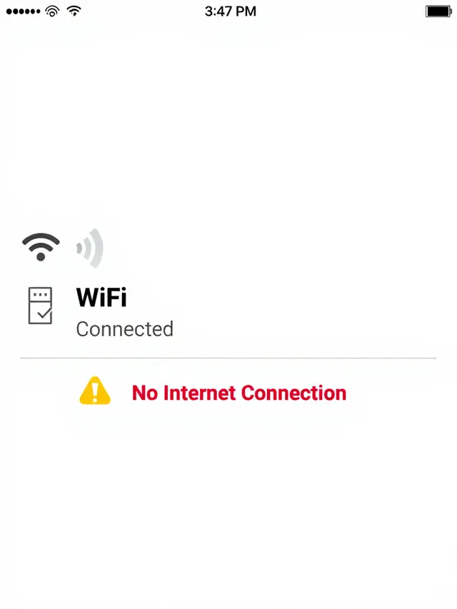 Wifi terhubung tanpa internet (Foto: Reve Art AI)
