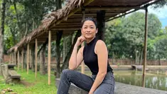 Jenny Zhang merupakan aktris yang sudah cukup lama menghiasi layar lebar di Indonesia. Berakting sejak tahun 2008 pada film May, hingga saat ini ia masih eksis dan populer di dunia seni peran. (Liputan6.com/IG/@jenny_zhangwiradinata)