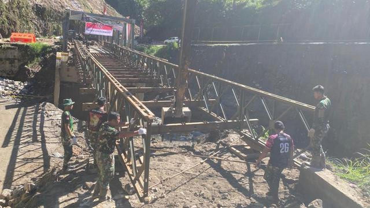 11 Jembatan Bailey di Aceh Rampung 100%, Pembangunan di 15 Lokasi Lainnya Masih dalam Proses