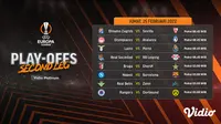 Link Live Streaming Leg Kedua Babak 16 Liga Europa 2021/2022 di Vidio, Jumat 25 Februari 2022