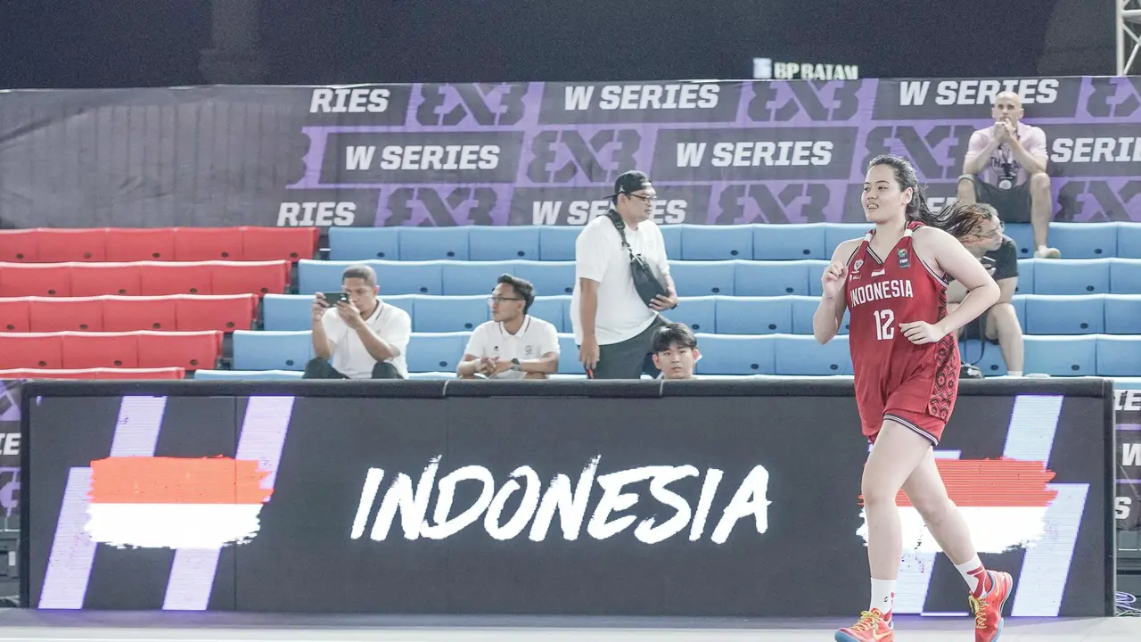 Pemain timnas basket 3x3 putri Indonesia