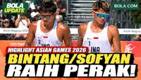 Highlight Final Voli Pantai Putra Indonesia vs Qatar, Bintang/Sofyan Raih Perak Asian Games 2026
