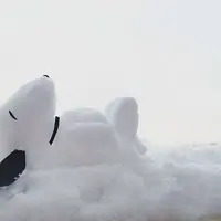 Hujan salju yang deras tak selamanya membawa bencana, ini buktinya. (Via: boredpanda.com)