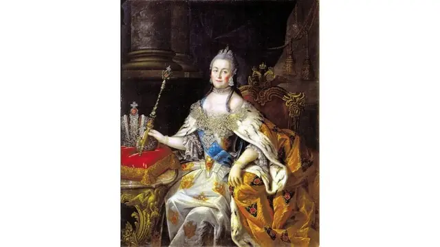 Catherine II, pemimpin Kekaisaran Rusia dari 9 Juli 1762 – 17 November 1796. (worldhistory.org)
