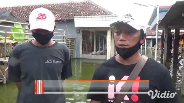 VIDEO: Banjir Akibat Hujan dan Pasang Air Laut Rendam Dua Desa di Tanggulangin Sidoarjo