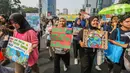 Diadakan setiap tahun sejak 2019, kampanye kolektif ini dimulai dalam rangka memperingati #PlasticFreeJuly atau gerakan bebas plastik di bulan Juli. (Liputan6.com/Faizal Fanani)