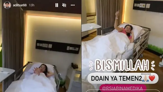 Dikaruniai Anak Laki-Laki Lagi, Ini 6 Momen Persalinan Istri Aditya Suryo